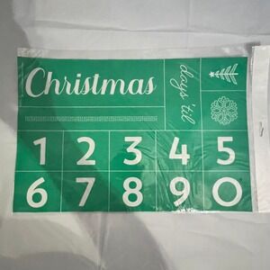 Chalk Couture Days Till Christmas Transfer 12x18